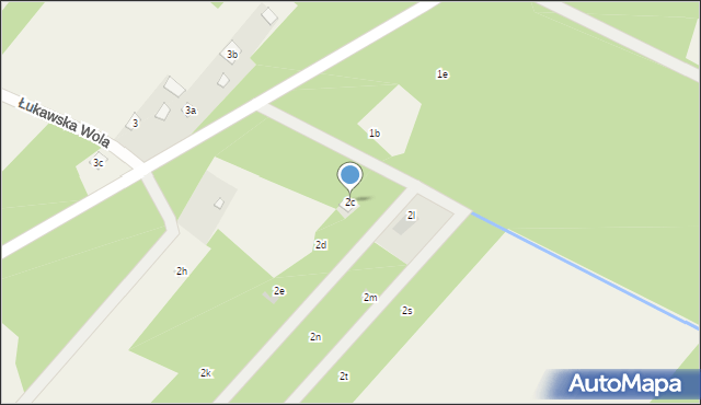 Łukawska Wola, Łukawska Wola, 2c, mapa Łukawska Wola