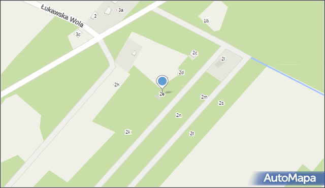 Łukawska Wola, Łukawska Wola, 2e, mapa Łukawska Wola
