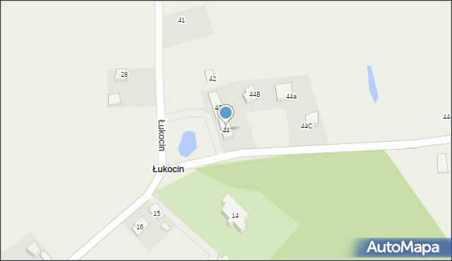 Łukocin, Łukocin, 44, mapa Łukocin