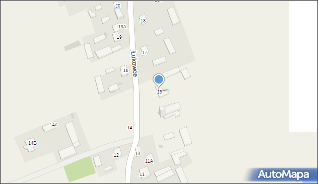 Łukowce, Łukowce, 15, mapa Łukowce