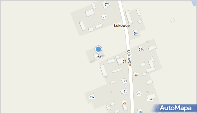 Łukowce, Łukowce, 25a, mapa Łukowce