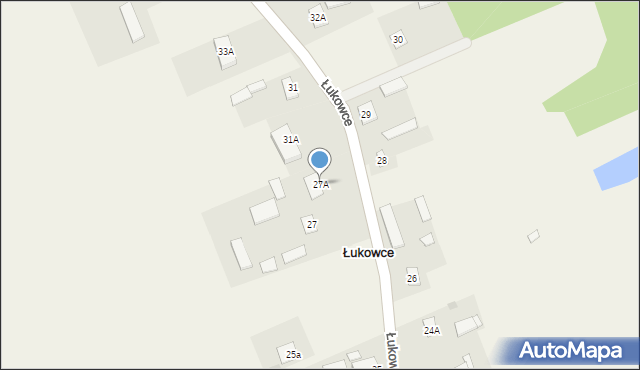 Łukowce, Łukowce, 27A, mapa Łukowce