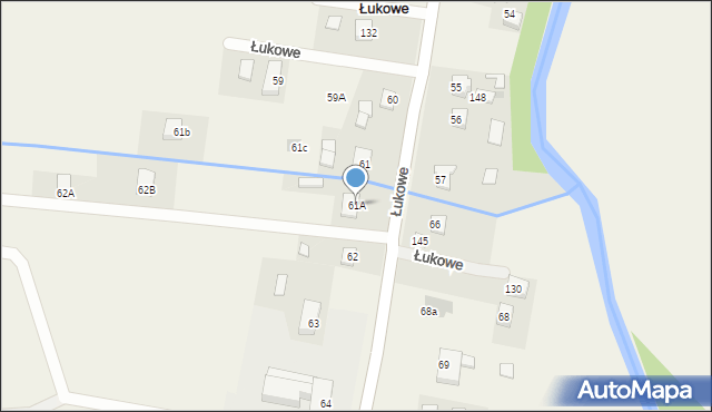 Łukowe, Łukowe, 61A, mapa Łukowe