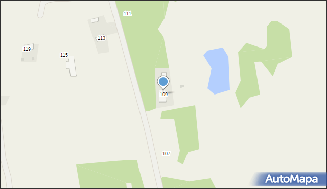 Łukówek, Łukówek, 109, mapa Łukówek