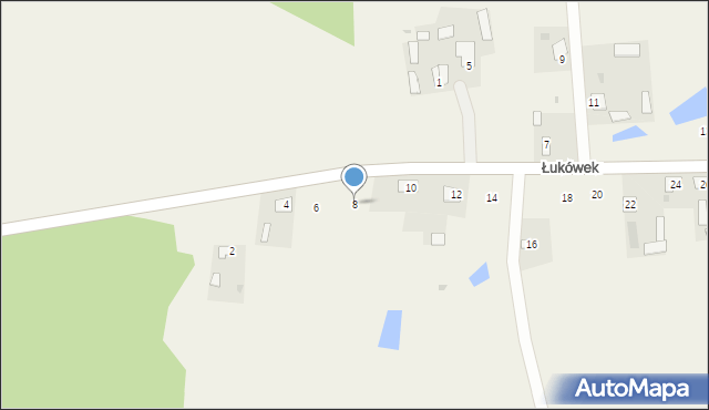 Łukówek, Łukówek, 8, mapa Łukówek