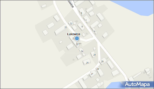 Łukowice, Łukowice, 23, mapa Łukowice