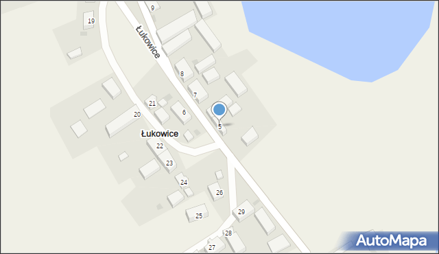 Łukowice, Łukowice, 5, mapa Łukowice