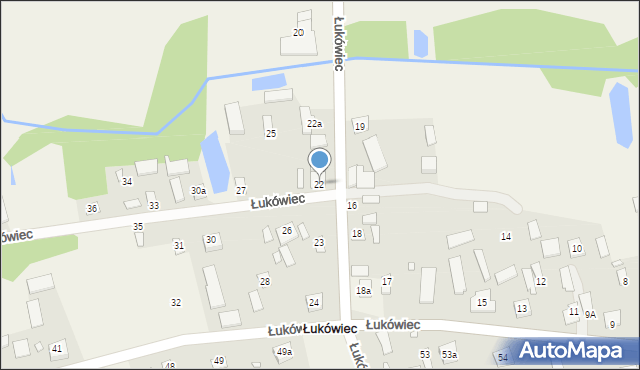 Łukówiec, Łukówiec, 22, mapa Łukówiec