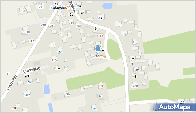 Łukówiec, Łukówiec, 10c, mapa Łukówiec