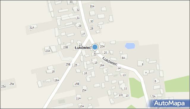Łukówiec, Łukówiec, 21, mapa Łukówiec
