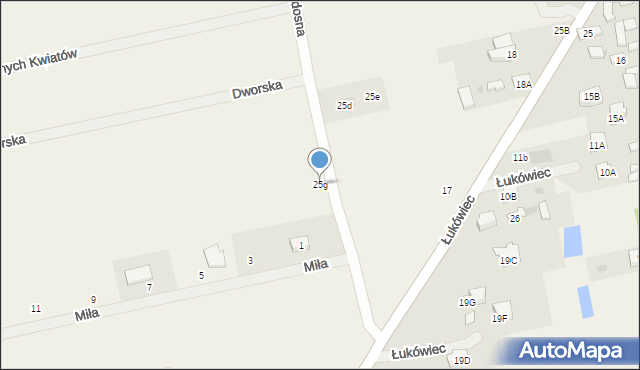 Łukówiec, Łukówiec, 25g, mapa Łukówiec