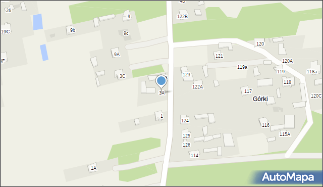 Łukówiec, Łukówiec, 3A, mapa Łukówiec