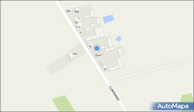 Łukówiec, Łukówiec, 55A, mapa Łukówiec
