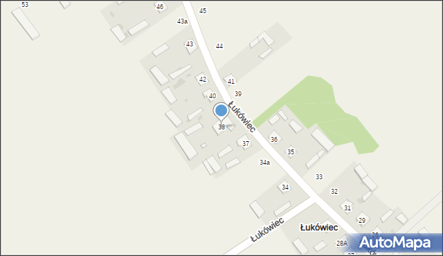 Łukówiec, Łukówiec, 38, mapa Łukówiec