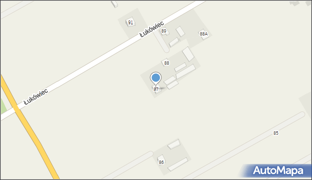Łukówiec, Łukówiec, 87, mapa Łukówiec