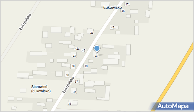 Łukowisko, Łukowisko, 43, mapa Łukowisko