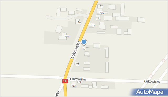 Łukowisko, Łukowisko, 73, mapa Łukowisko