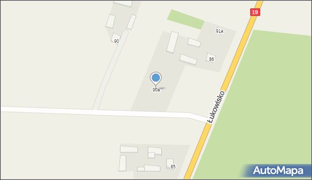 Łukowisko, Łukowisko, 90a, mapa Łukowisko