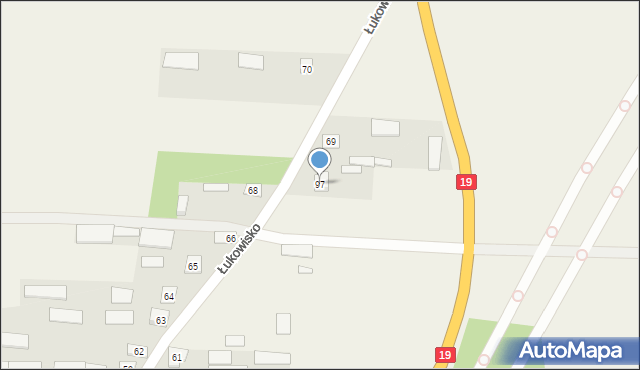 Łukowisko, Łukowisko, 97, mapa Łukowisko