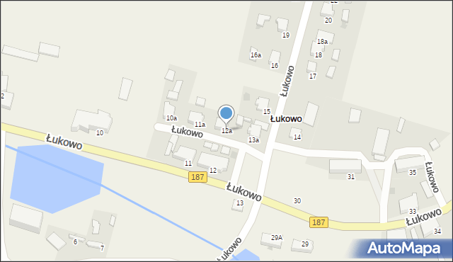 Łukowo, Łukowo, 12a, mapa Łukowo