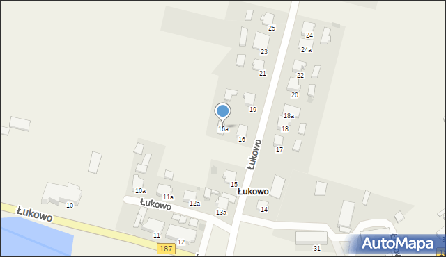 Łukowo, Łukowo, 16a, mapa Łukowo