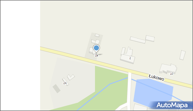 Łukowo, Łukowo, 1a, mapa Łukowo