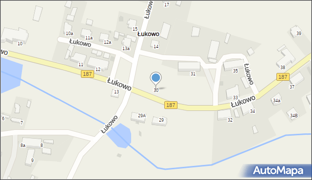 Łukowo, Łukowo, 30, mapa Łukowo