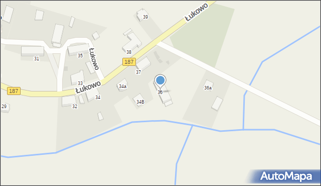 Łukowo, Łukowo, 36, mapa Łukowo