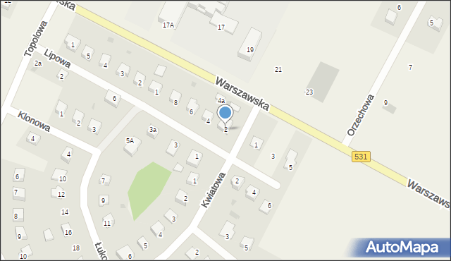 Łukta, Łukowa, 2, mapa Łukta