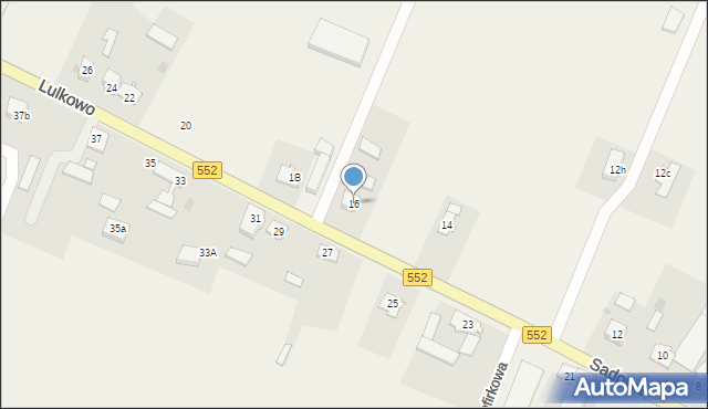Lulkowo, Lulkowo, 16, mapa Lulkowo