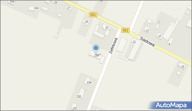Lulkowo, Lulkowo, 23a, mapa Lulkowo