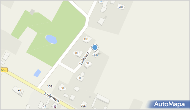 Lulkowo, Lulkowo, 30b, mapa Lulkowo