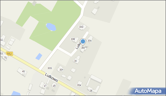 Lulkowo, Lulkowo, 30c, mapa Lulkowo