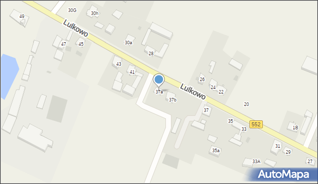 Lulkowo, Lulkowo, 37a, mapa Lulkowo