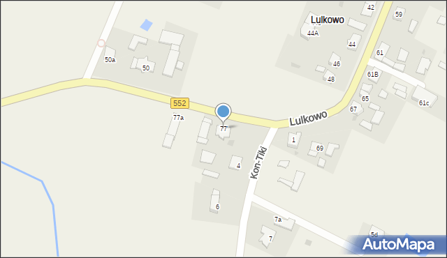 Lulkowo, Lulkowo, 77, mapa Lulkowo