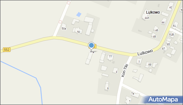Lulkowo, Lulkowo, 77a, mapa Lulkowo