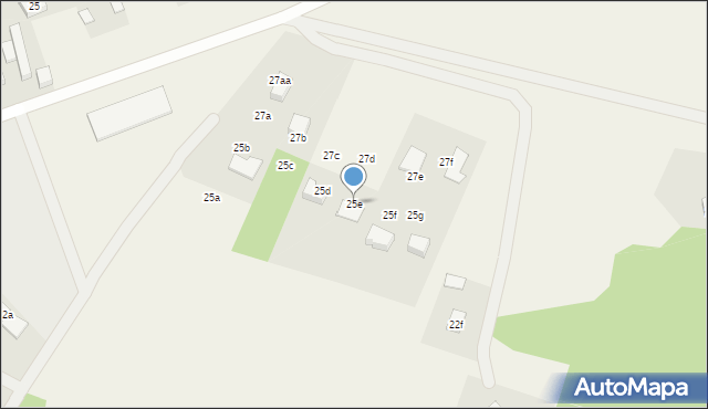 Łupawa, Łupawa, 25e, mapa Łupawa