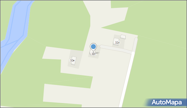 Łupawa, Łupawa, 32c, mapa Łupawa