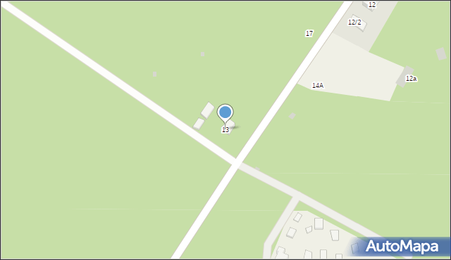 Łupawsko, Łupawsko, 13, mapa Łupawsko