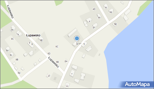 Łupawsko, Łupawsko, 6, mapa Łupawsko