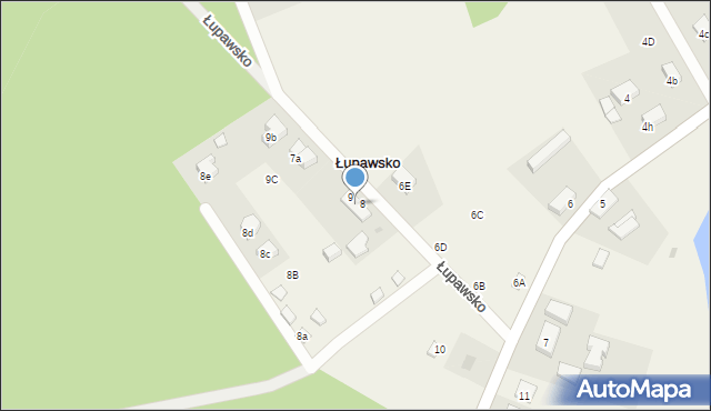 Łupawsko, Łupawsko, 8/2, mapa Łupawsko