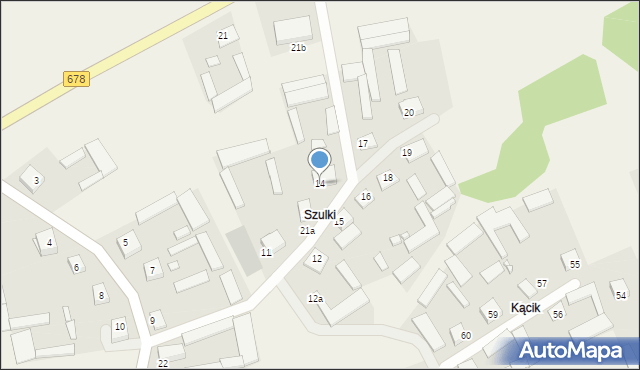 Łupianka Stara, Łupianka Stara, 14, mapa Łupianka Stara