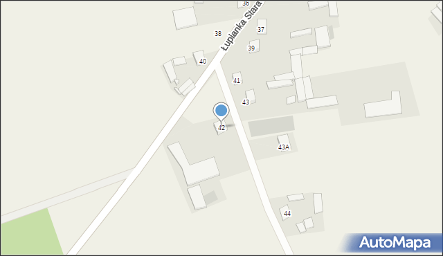 Łupianka Stara, Łupianka Stara, 42, mapa Łupianka Stara