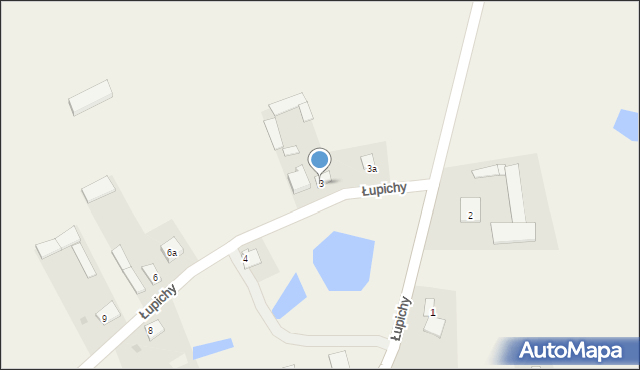 Łupichy, Łupichy, 3, mapa Łupichy