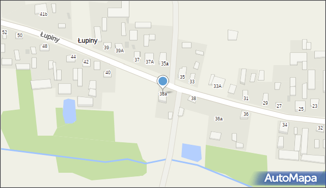 Łupiny, Łupiny, 38a, mapa Łupiny