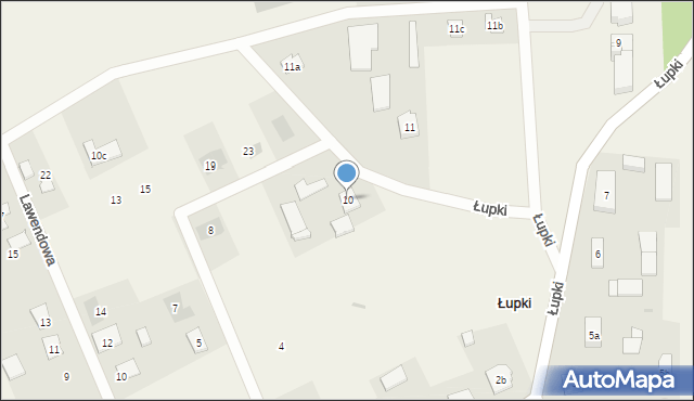 Łupki, Łupki, 10, mapa Łupki