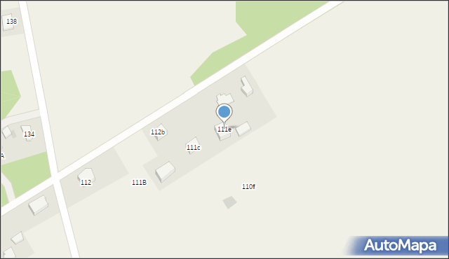 Łupki, Łupki, 111e, mapa Łupki