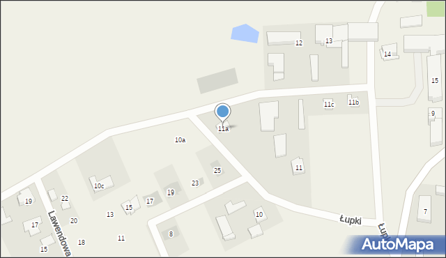 Łupki, Łupki, 11a, mapa Łupki