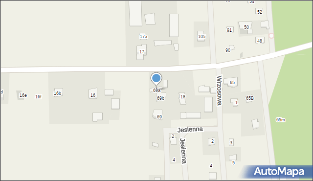 Łupki, Łupki, 69a, mapa Łupki