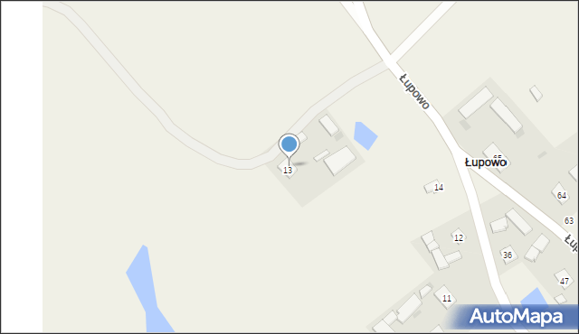 Łupowo, Łupowo, 15, mapa Łupowo